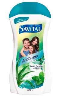 CHAMPU SAVITAL 510ML ANTICASPA MENTA