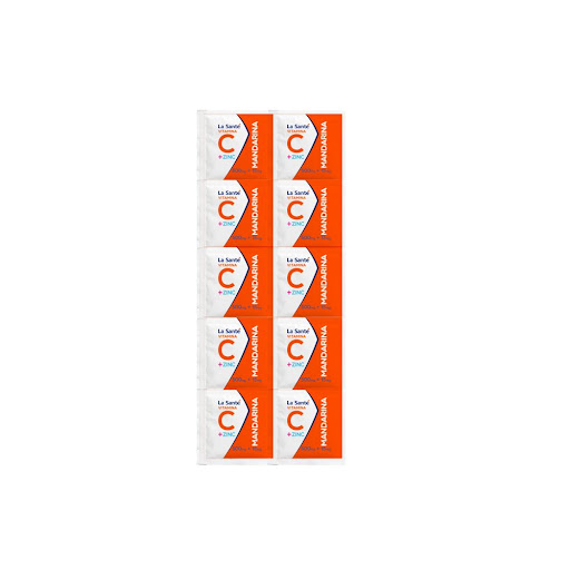 VITAMINA C CON ZINC X 10TABL MAND BLISTER LA SANTE***