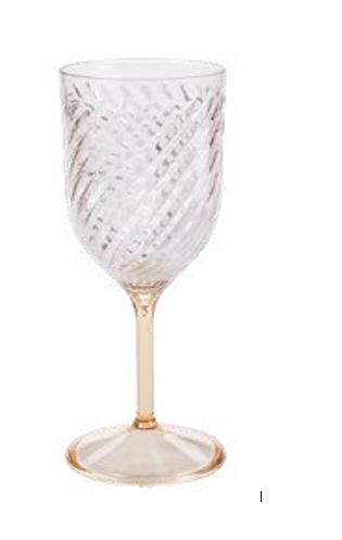 COPA P/VINO PLASUTIL 360ML TWIST A2 AMBAR