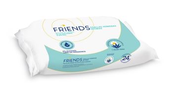 TOALLAS HUMEDAS FRIENDS 24UND INTIMAS
