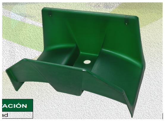 SOPORTE P/ MANGUERA FIJO DE PARED