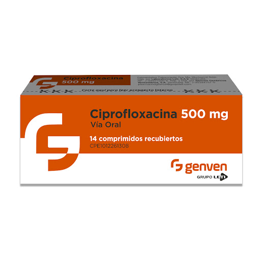 CIPROFLOXACINA 500MG X 14COMP GENVEN