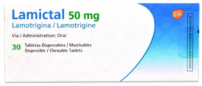 LAMICTAL 50MG X 30TABL LAMOTRIGINA GSK