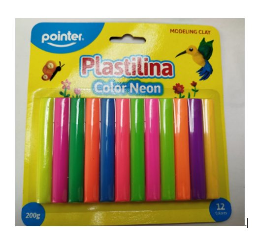 PLASTILINA POINTER 12 UND NEON