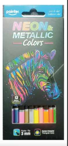 CREYONES POINTER 12UND NEON METAL TRIANG