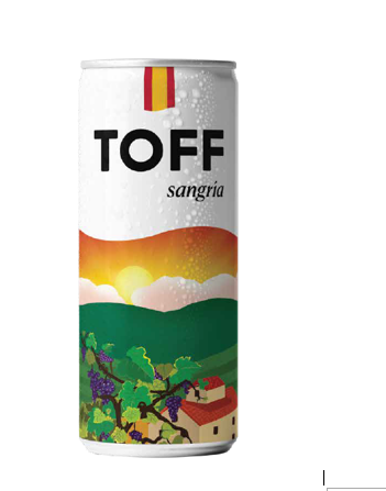 SANGRIA TOFF 250ML LATA