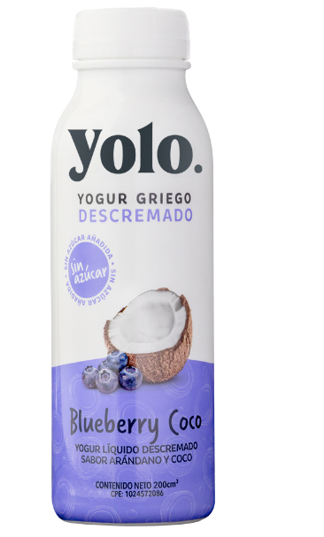 YOGURT GRIEGO YOLO 200ML ARANDANO Y COCO LIQ
