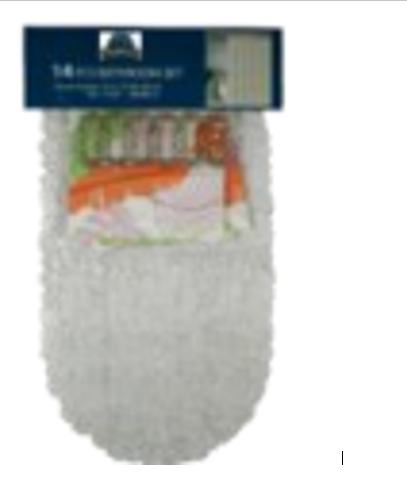 SET CORTINA DE BAÑO C/ALFROMBRA PLAST ANTIRESBANLANTE