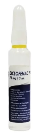 DICLOFENAC POT 75MG/3ML X 1AMP DROTAFARMA