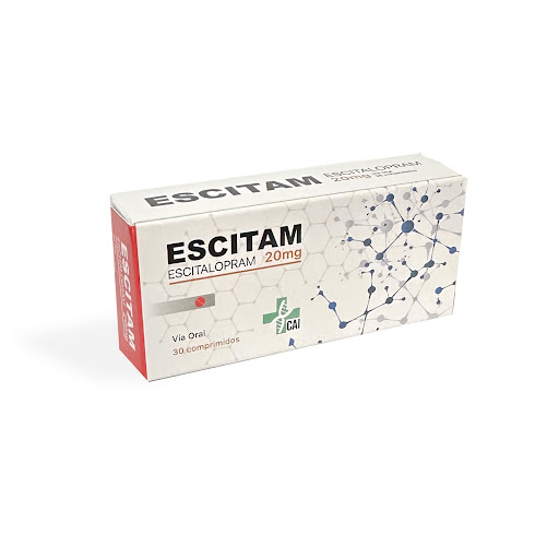 ESCITAM 20MG X 30COMP ESCITALOPRAM CAI PROVENSALUD