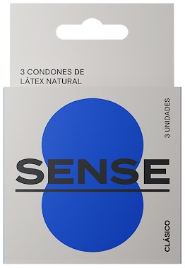 PRESERVATIVO CLASICO X 3UNID SENSE