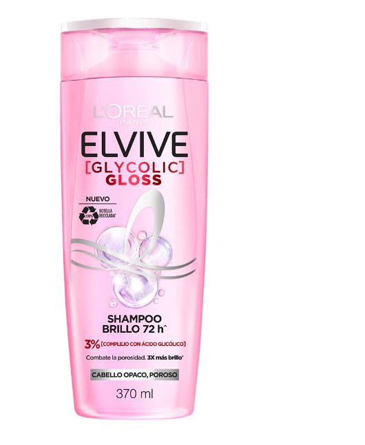 CHAMPU ELVIVE 370ML ACIDO GLICOLICO