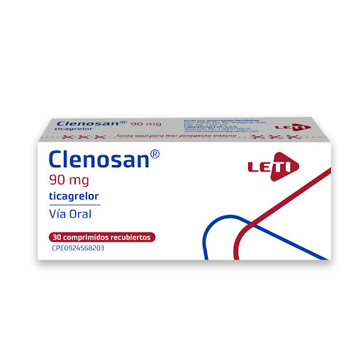 CLENOSAN 90MG X 30COMP TICAGRELOR LETI