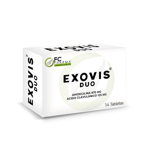 EXOVIS DUO 875MG 125MG X 14TABL AMOXICILINA AC FC PHARMA