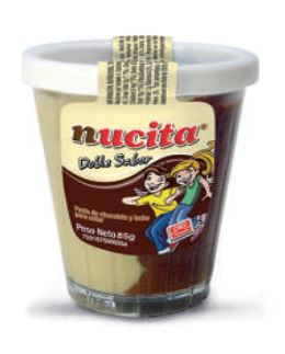 CHOCOLATE NUCITA 85GR DOBLE SABOR