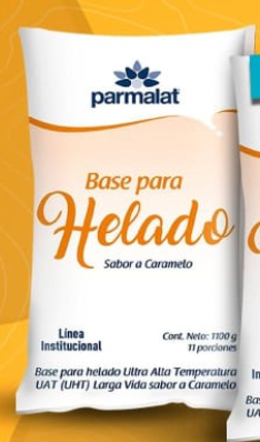 BASE PARA HELADO PARMALAT CARAMELO UHT