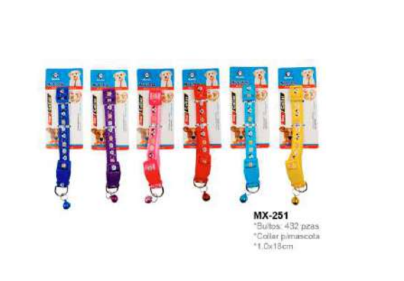 COLLAR P/MASCOTA 1.0X18CM MX-251