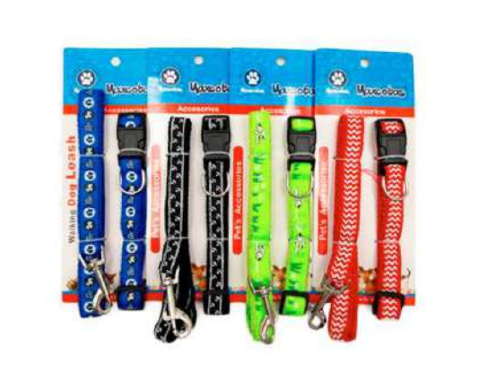 CORREA COLLAR P/MASCOTA 2X120CM MX-177