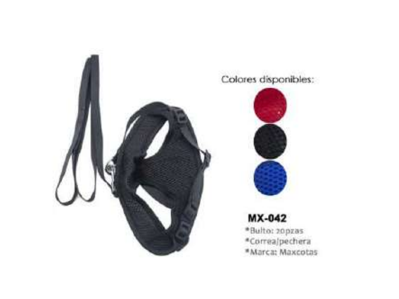CORREA C/PECHERA MAXCOTAS 1.5X120CM MX-042