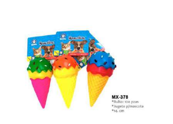 JUGUETE P/MASCOTA BARQUILLA 14CM  MX-378