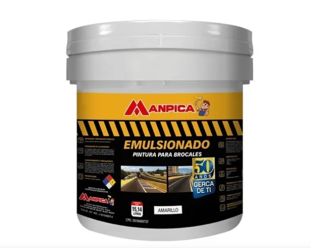 PINTURA P/BROCALES MAMPICA 4 GALON BLANCA