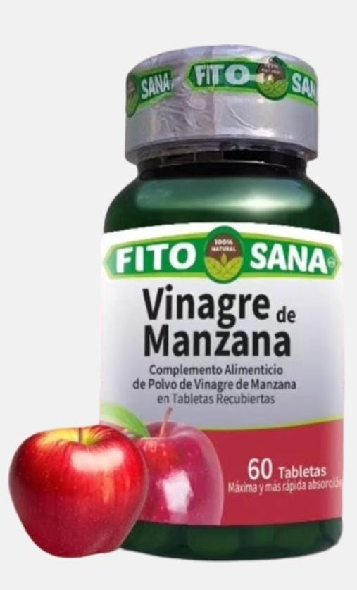 VINAGRE DE MANZANA 480MG X 60TABL FITOSANA