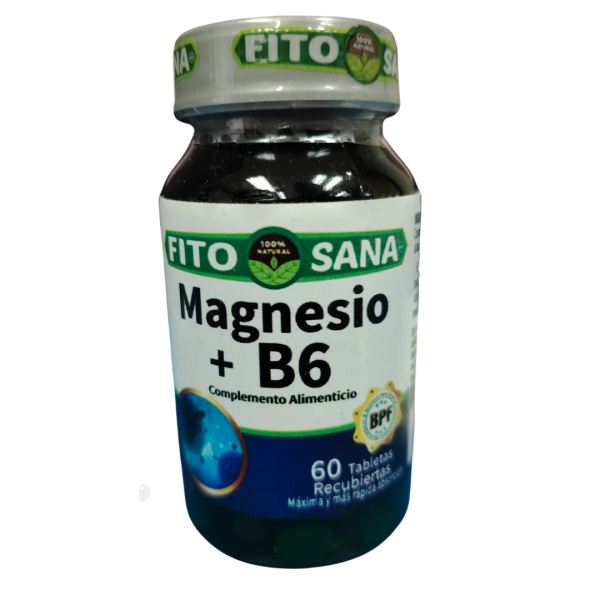 MAGNESIO VIT B6 X 60TABL FITOSANA