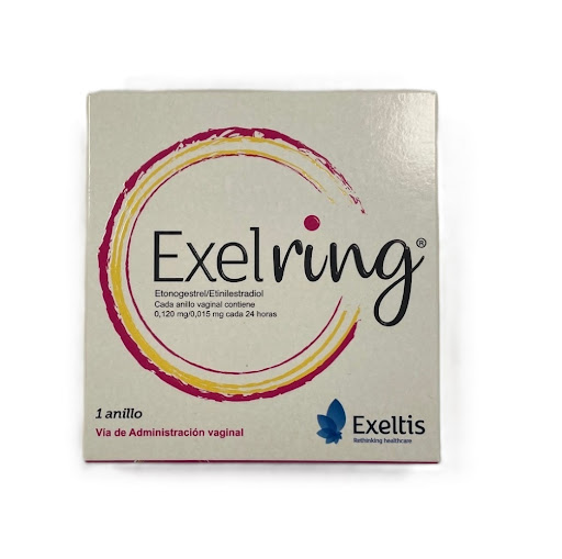 EXELRING 0,120MG 0,015MG X 1ANILLO VAG EXELTIS