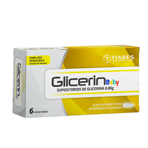 GLICERIN BABY 0,86G X 6SUPOSITORIOS PED TIARES