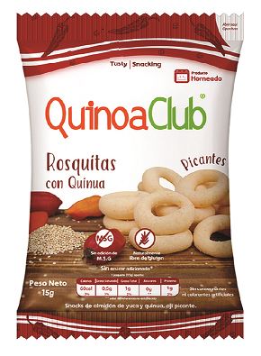 SNACK QUINOA CLUB 6X15GR ROSQUITAS PICANTE