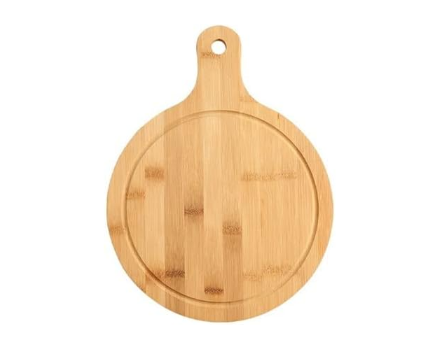 TABLA DE MADERA CARTAN 18CM REDONDA C/MANGO
