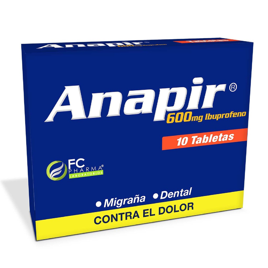ANAPIR 600MG X 10CAPS FC PHARMA