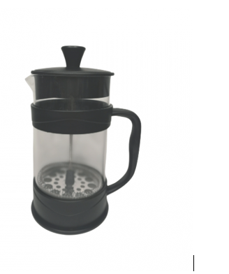 CAFETERA TIPO FRANCESA 800 ML A PRESION EN VIDRIO Y PLASTICO