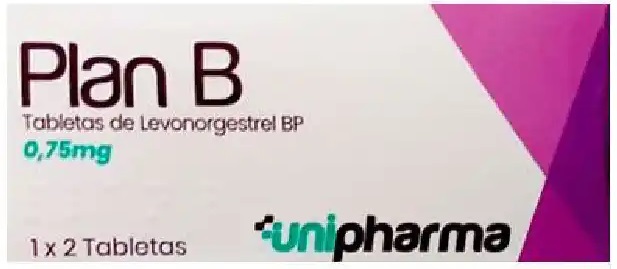 PLAN B 0,75MG X 2TABL LEVONORGESTREL UNIPHARMA