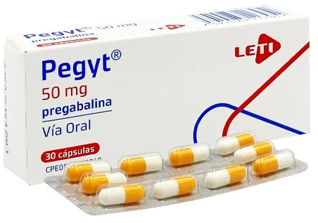PEGYT 50MG X 30CAPS PREGABALINA LETI