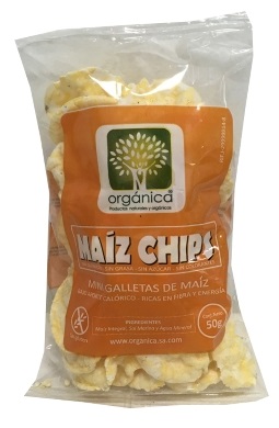 CHIPS ORGANICA 50GR MAIZ SIN GLUTEN