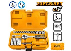 DADOS INGCO 20PZ 1/4&quot;