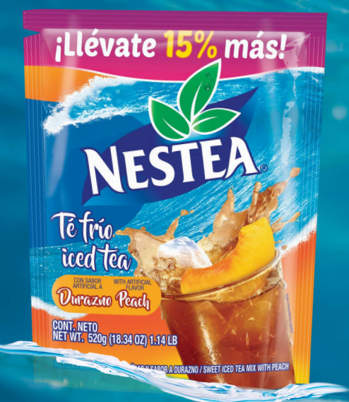 TE EN POLVO NESTEA 520GR DURAZNO