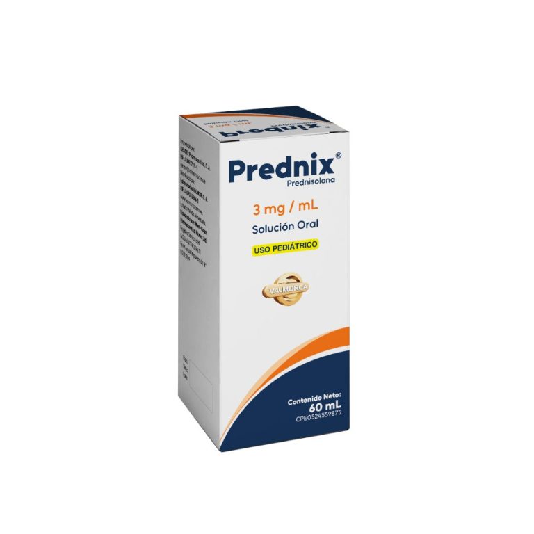 PREDNIX PED 3MG X 60ML PREDNISONA SOL ORAL VALMORCA