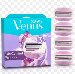 CARTUCHOS VENUS GILLETTE 4UND BREEZE