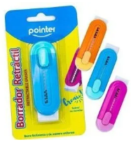 GOMA DE BORRAR POINTER RETRACTIL BLISTER