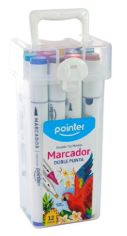 MARCADORES POINTER 12UND DOBLE PUNTA WC-1918-12