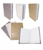 LIBRETA POINTER ESCARCHADA SURTIDAS