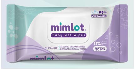 TOALLAS HUMEDAS MIMLOT 50UND A BASE DE AGUA