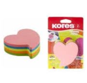 NOTAS KORES 250H CORAZON 5 COLORES