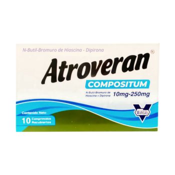 ATROVERAN COMP 10MG 250MG X 10COMP HIOSC DIPIRONA VARGAS