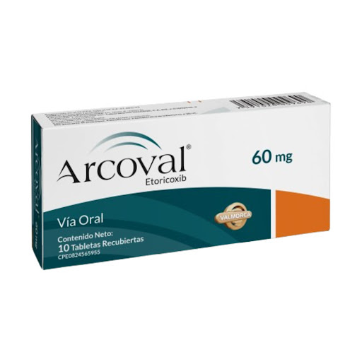 ARCOVAL 60MG X 10TABL ETORICOXIB VALMORCA