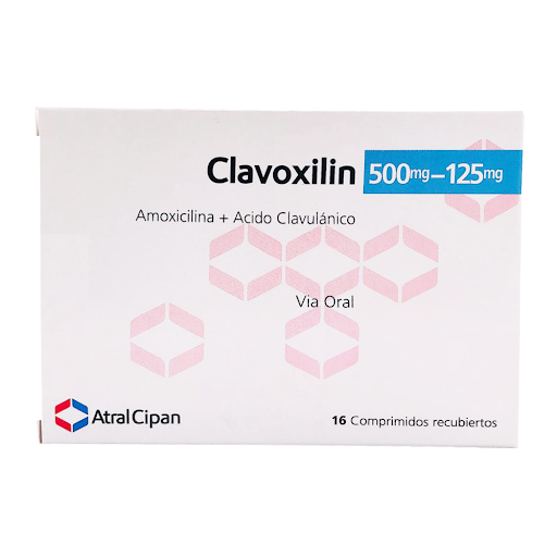 CLAVOXILIN 500MG 125MG X 16COMP AMOX AC CLAV ATRAL