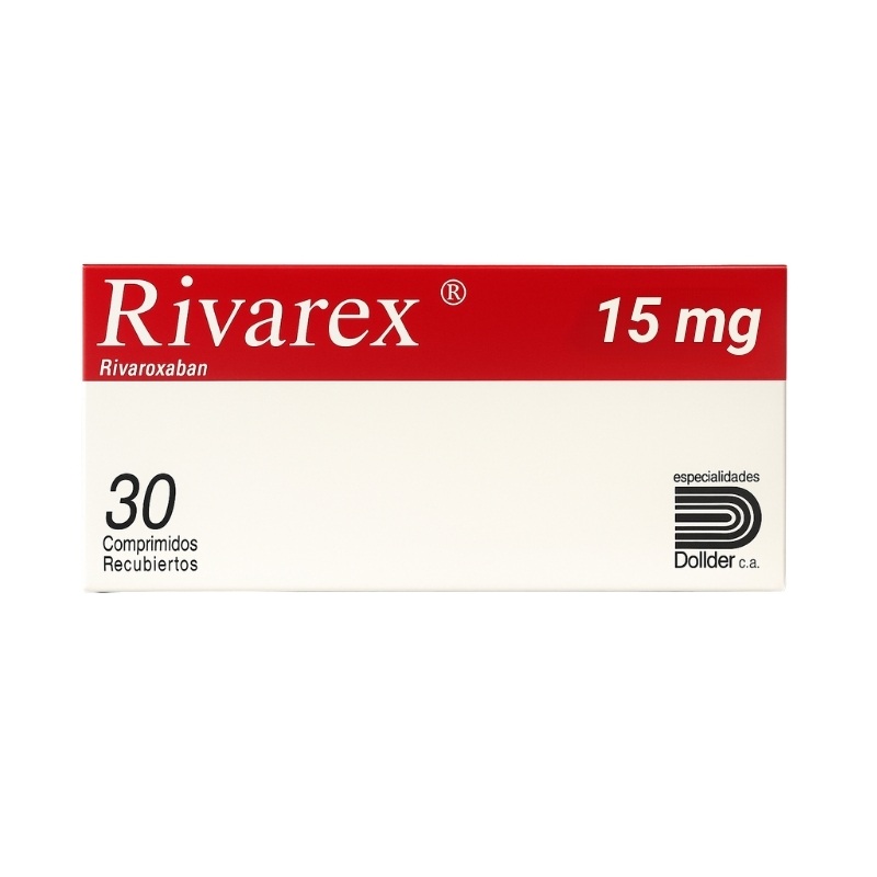 RIVAREX 15MG X 30COMP RIVAROXABAN DOLLDER