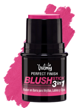 RUBOR EN BARRA VALMY 3EN1 #01 ROSA PICANTE